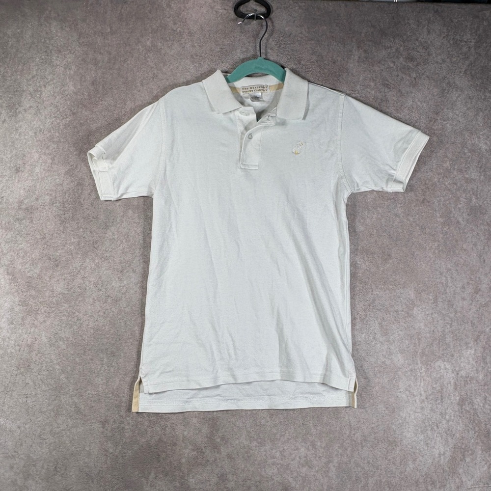 The Beaufort Bonnet Company Polo Kids 8 White Pima Cotton Short Sleeve Preppy